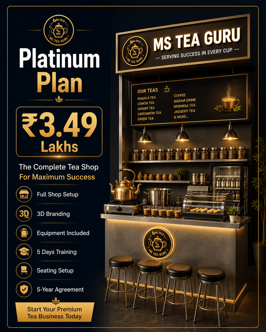 MS Tea Guru Platinum Plan — Premium Tea Shop